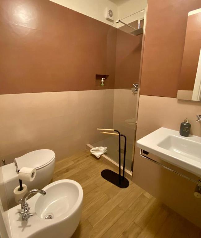 Koupelna v ubytování B&B Fossatello affittacamere