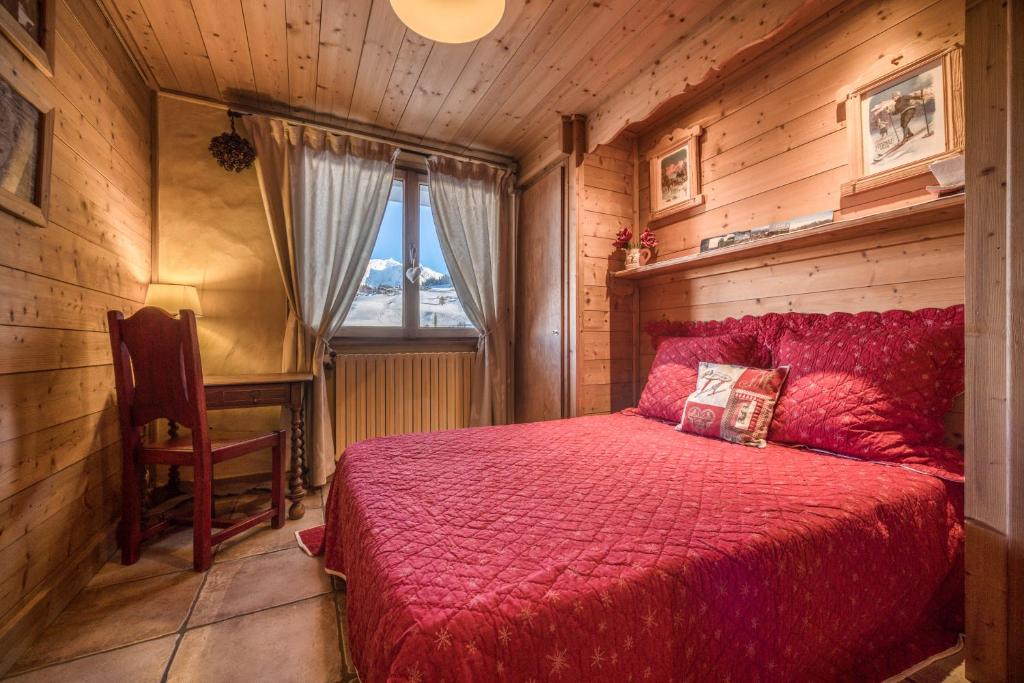 Posteľ alebo postele v izbe v ubytovaní Chalet Nessa