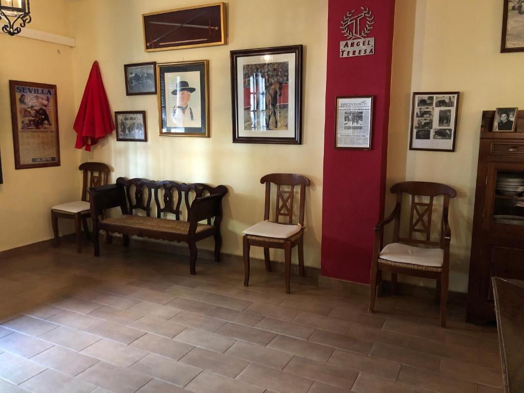Część wypoczynkowa w obiekcie Casa Rociera Ángel Teresa