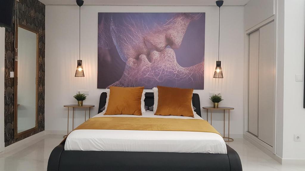 Posteľ alebo postele v izbe v ubytovaní Apartamento Pepi Puerto (Adults Only)
