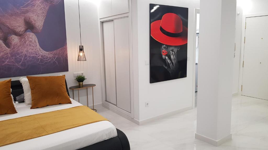 Posteľ alebo postele v izbe v ubytovaní Apartamento Pepi Puerto (Adults Only)