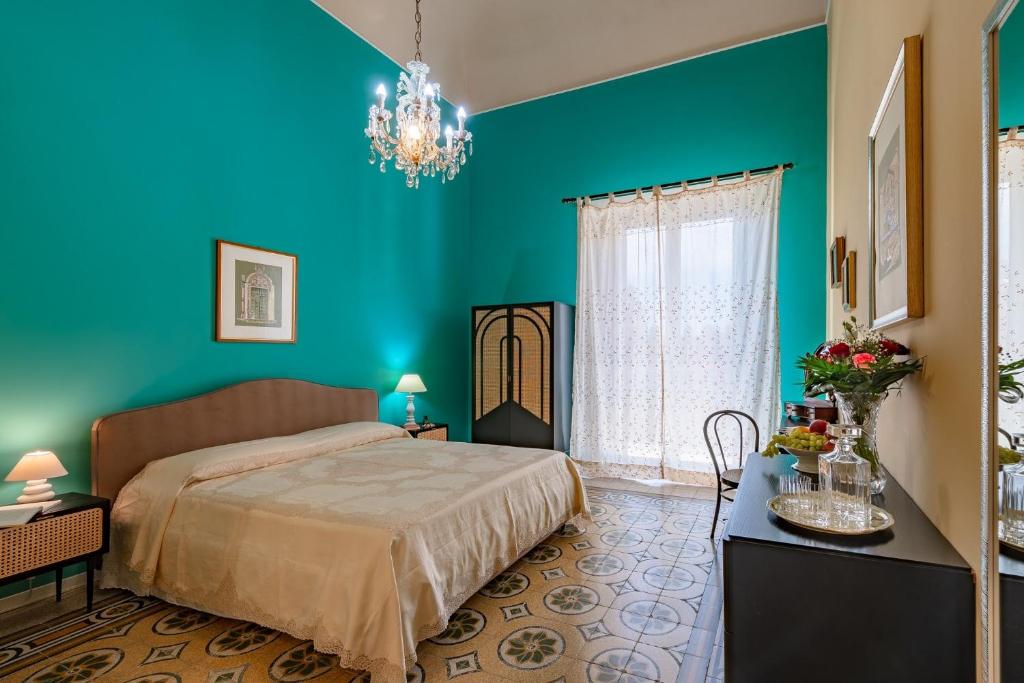 Posteľ alebo postele v izbe v ubytovaní B&B TOMMASO FAZELLO SCIACCA Residenza artistica