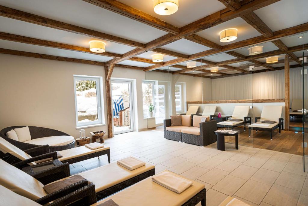 Posezení v ubytování KUHOTEL by Rilano