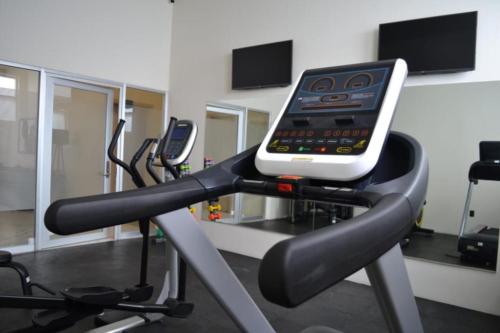 Fitness centrum a/nebo fitness zařízení v ubytování Hangar Inn Guadalajara Aeropuerto