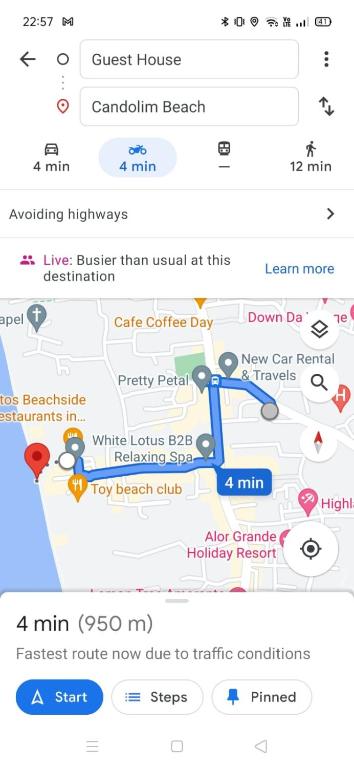 AlexMarie Holiday Homes Apartments 5 min to Candolim Beach - Apartamento De Un Dormitorio Con Terraza