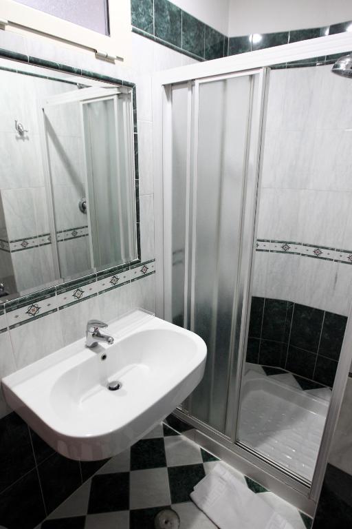 Koupelna v ubytování Baltik Guesthouse