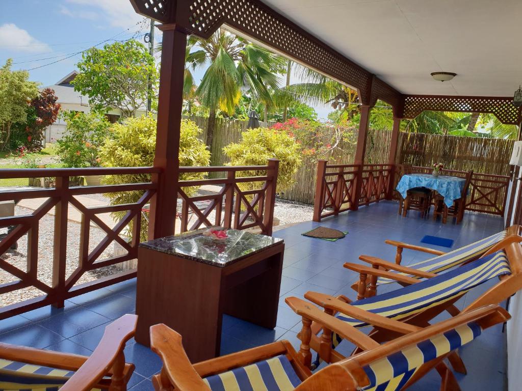Balkón nebo terasa v ubytování Sunset Cove Villa