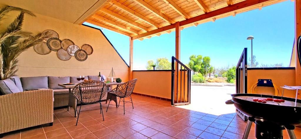 Balkón nebo terasa v ubytování CASA BELLA VISTA