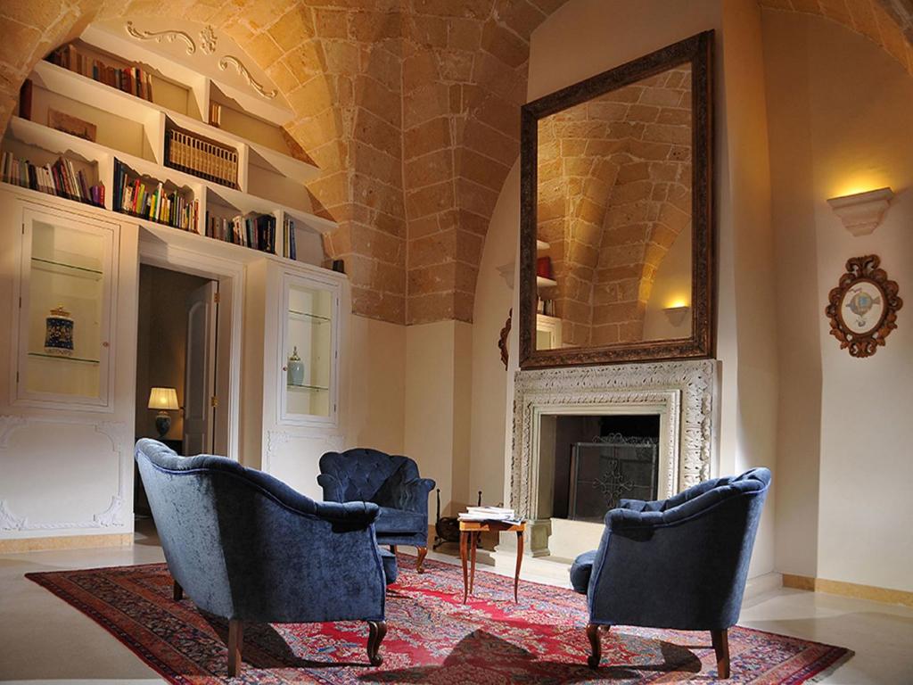 Posezení v ubytování Relais Il Mignano