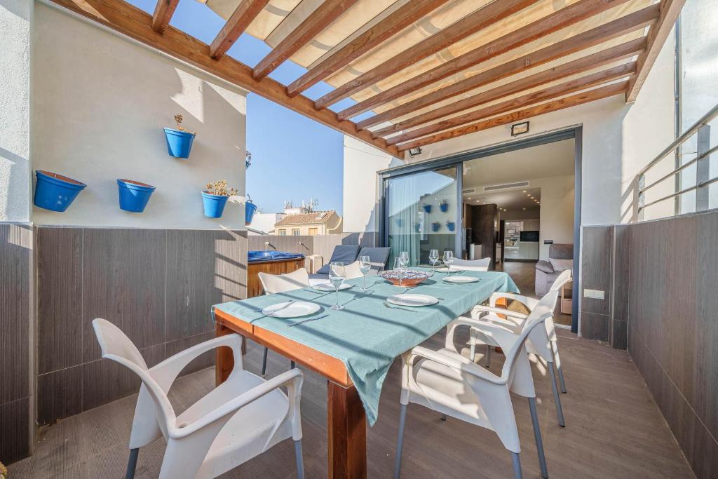 Balkón alebo terasa v ubytovaní Apartamentos Gibralfaro Centro