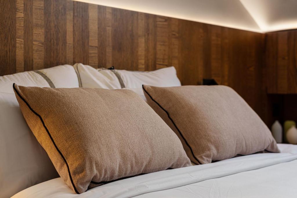 Posteľ alebo postele v izbe v ubytovaní Apartamentos Gibralfaro Centro