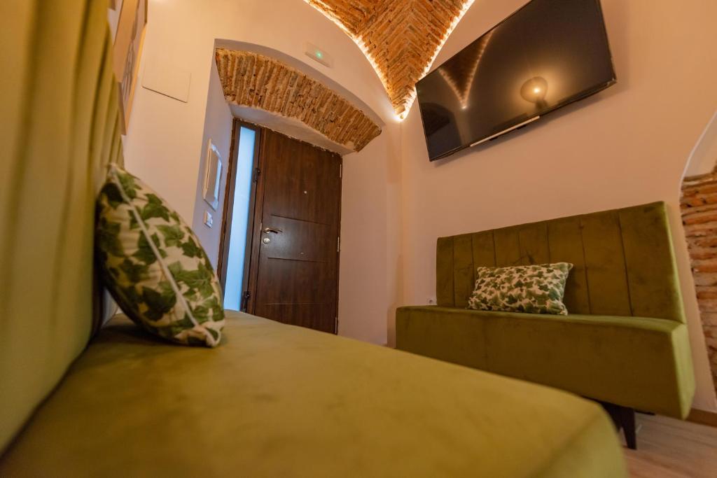 Posteľ alebo postele v izbe v ubytovaní Galarza Deluxe Casa XVI-XVII Parking privado Gratis