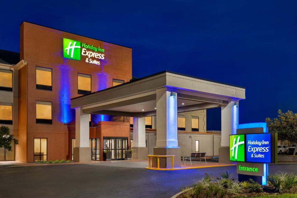 a hospital building with a sign in front of it at Holiday Inn Express & Suites Opelousas, an IHG Hotel in Opelousas