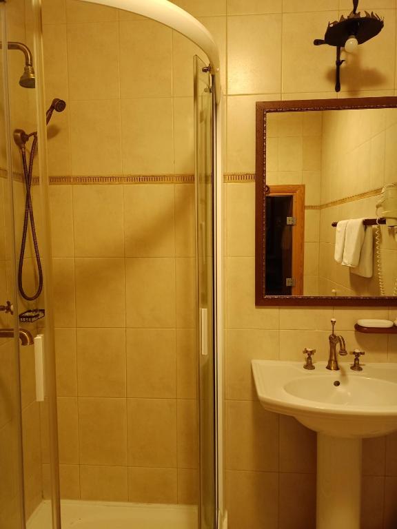 Koupelna v ubytování Sonya Apartments