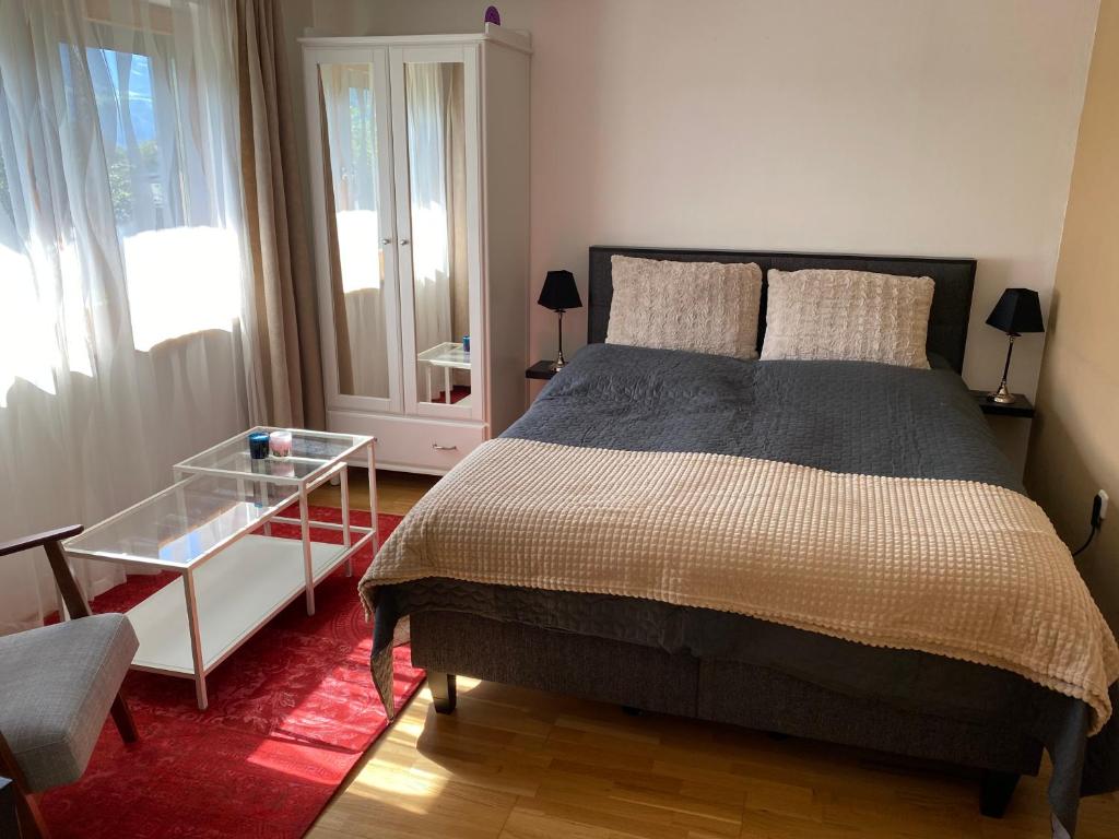 Posteľ alebo postele v izbe v ubytovaní Apartment „AlpView“,Tirol mit Sauna und Pool