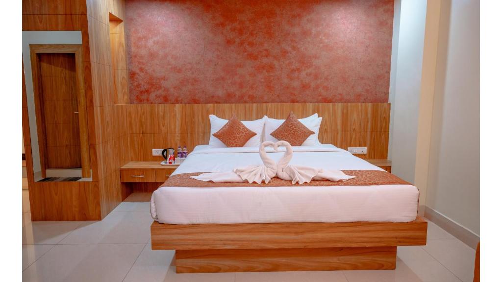 Postel nebo postele na pokoji v ubytování Hotel DC Star