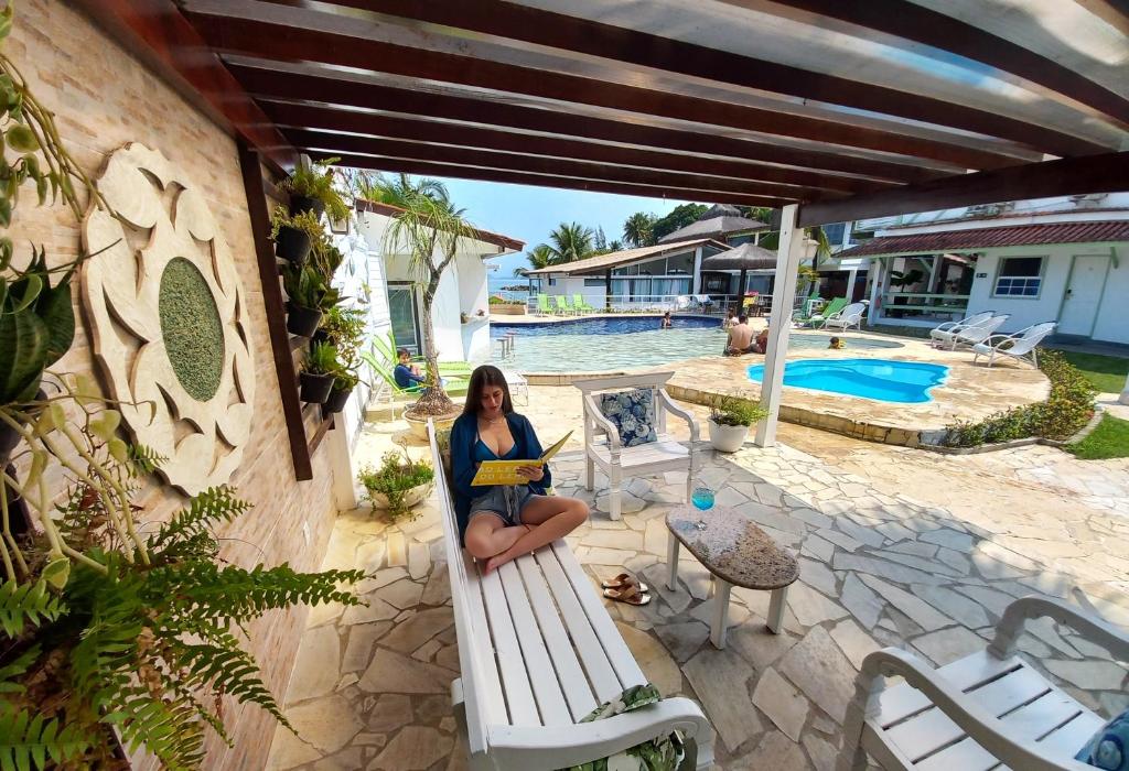 A piscina localizada em Pousada Daleste ou nos arredores