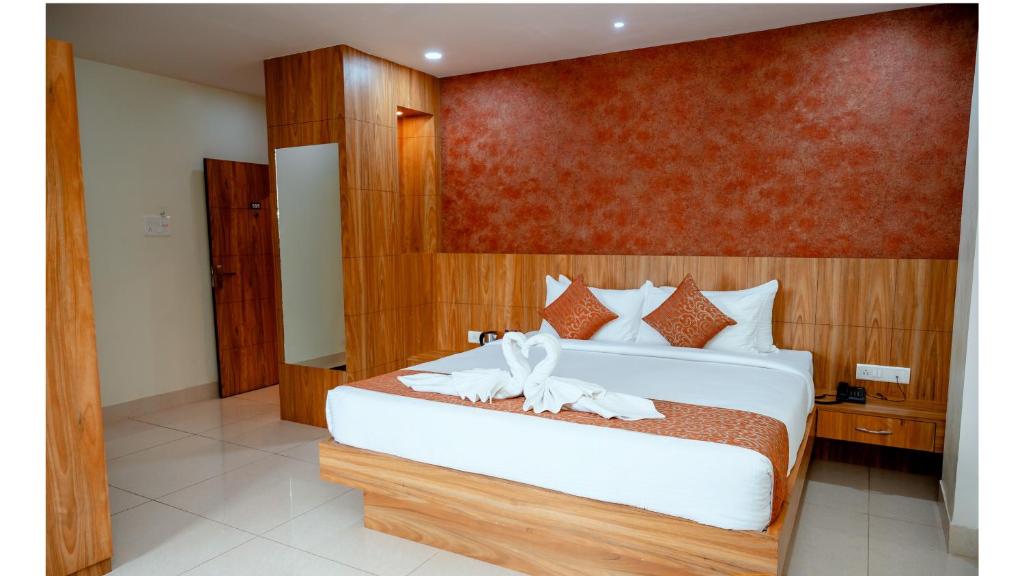 Postel nebo postele na pokoji v ubytování Hotel DC Star
