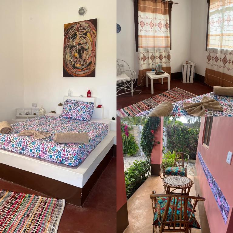 Postel nebo postele na pokoji v ubytování Habibi B&B