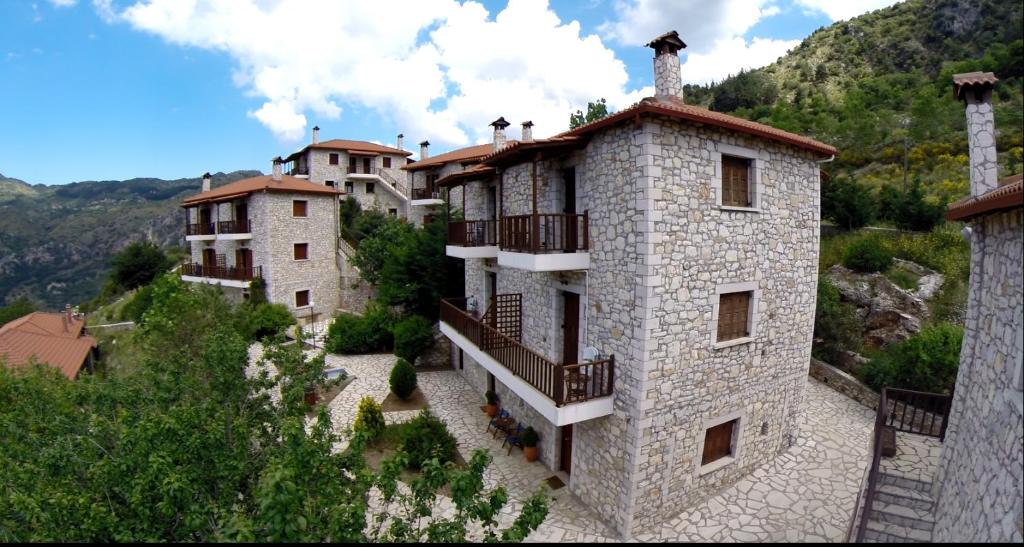Widok na góry z tego hotelu