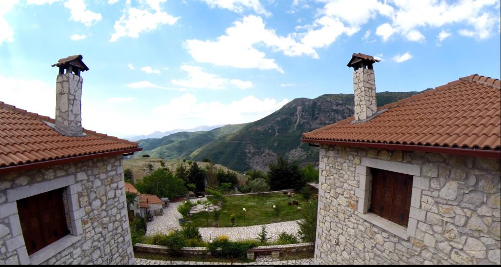 Widok na góry z tego hotelu