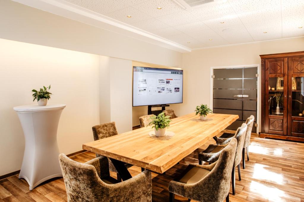 Kuchyň nebo kuchyňský kout v ubytování Hotel Westerkamp