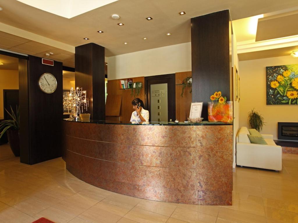 Vstupní hala nebo recepce v ubytování Euro Hotel