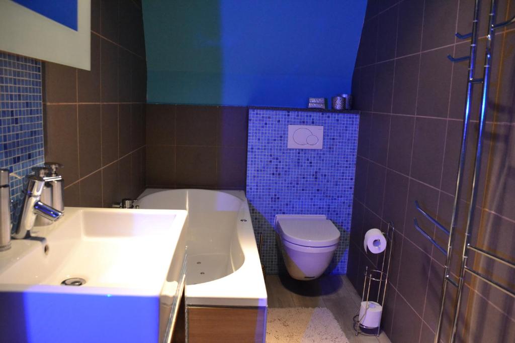 Koupelna v ubytování B&B Casa Luna Loft