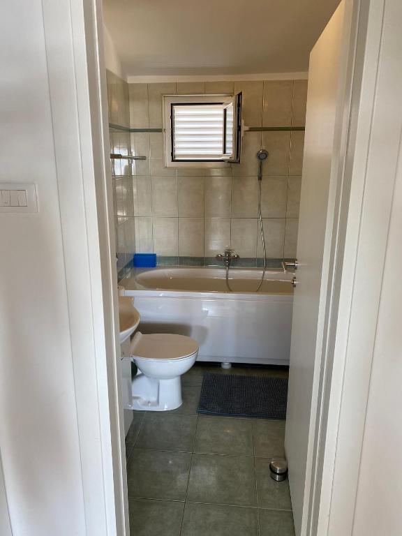 Koupelna v ubytování Apartman Belamarić
