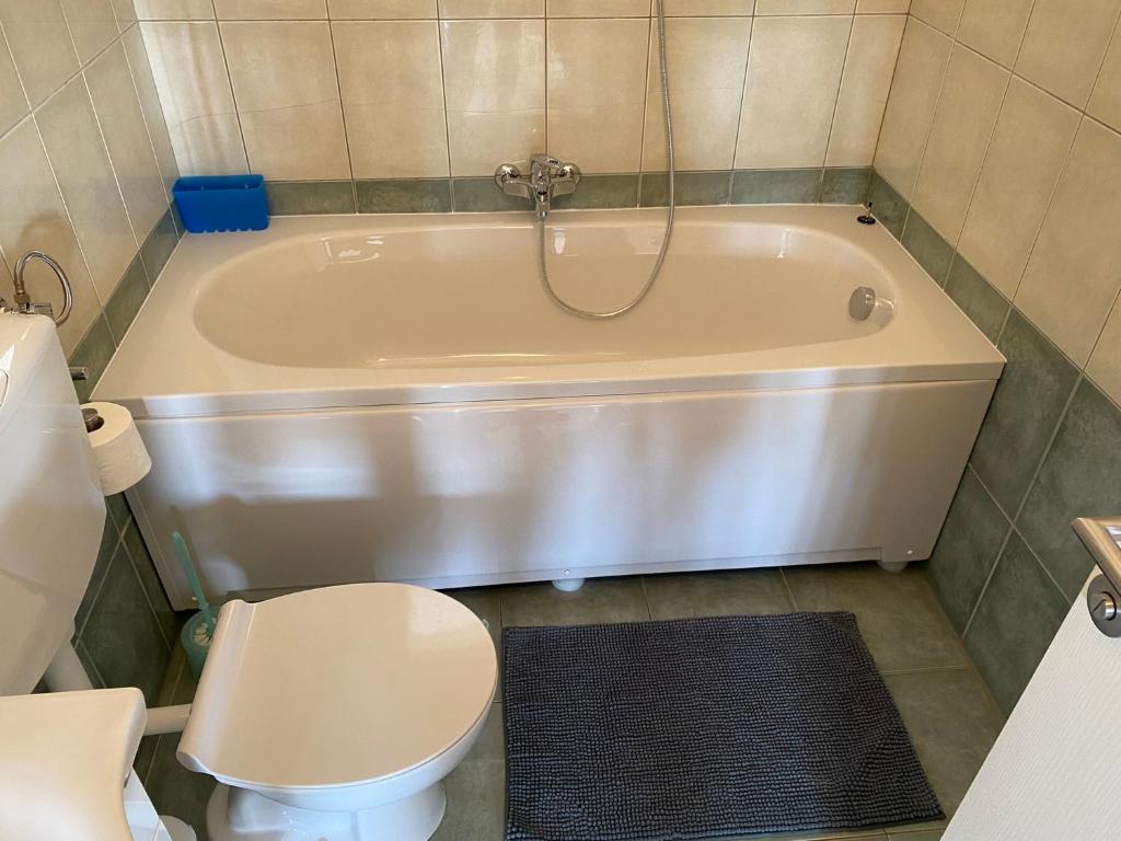 Koupelna v ubytování Apartman Belamarić