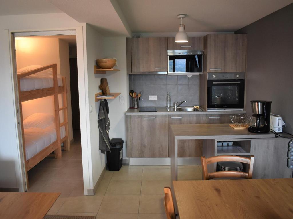 A cozinha ou cozinha compacta de Studio Les Arcs 1800, 1 pièce, 4 personnes - FR-1-346-308