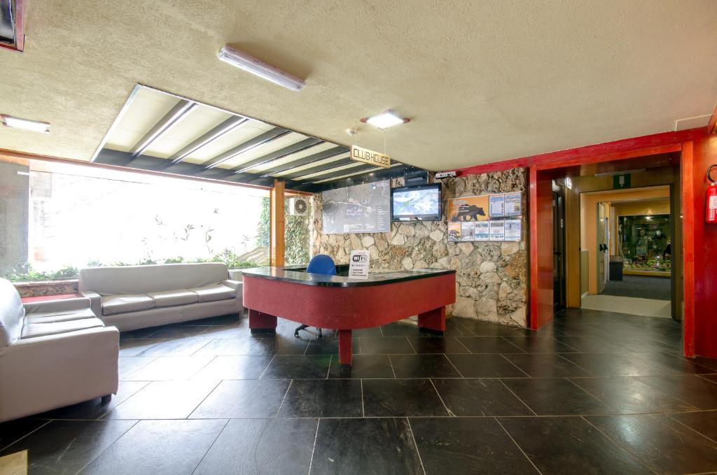 TV a/nebo společenská místnost v ubytování Hotel Residence Club Primula