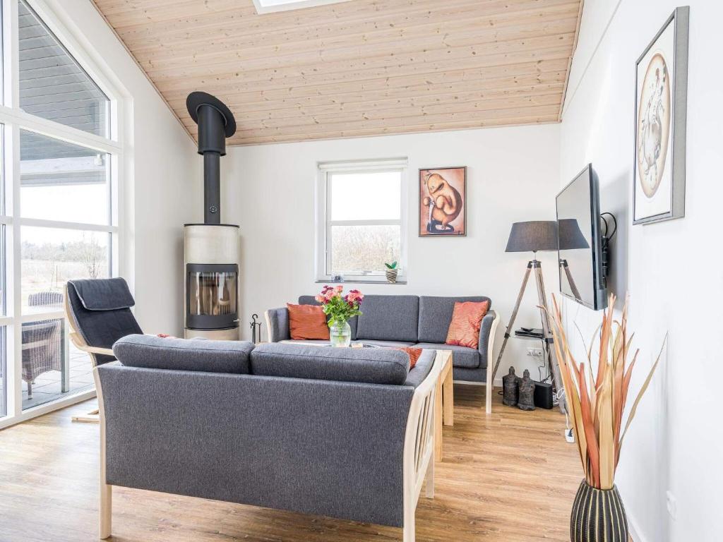 Posezení v ubytování Holiday home Tarm LIX