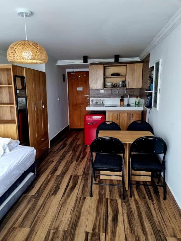 Kuchyň nebo kuchyňský kout v ubytování "LOW COST" Conquistador-Laguito