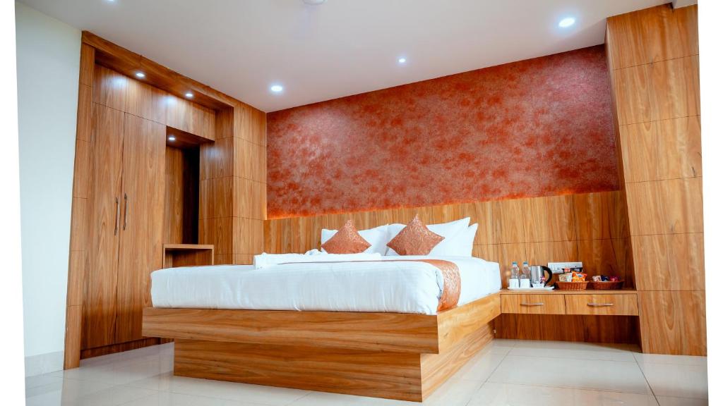 Postel nebo postele na pokoji v ubytování Hotel DC Star