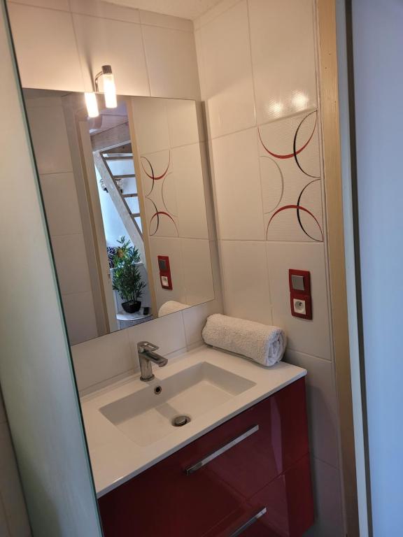 Kúpeľňa v ubytovaní STUDIO CAP D AGDE VUE PORT