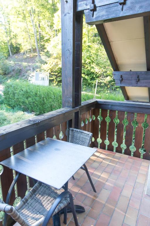 Balkón nebo terasa v ubytování Le Freudeneck