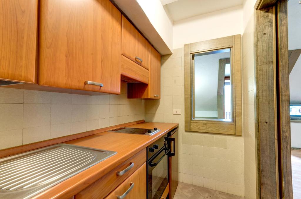 Kuchyň nebo kuchyňský kout v ubytování Hotel Residence Club Primula