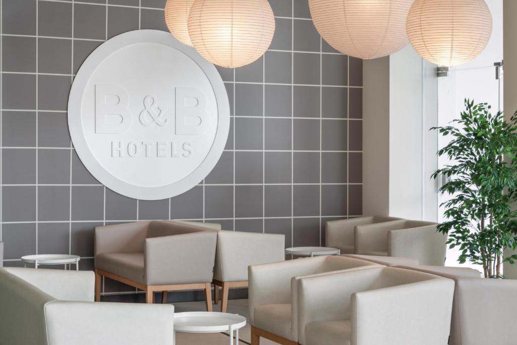 Posezení v ubytování B&B HOTEL Lisboa Aeroporto