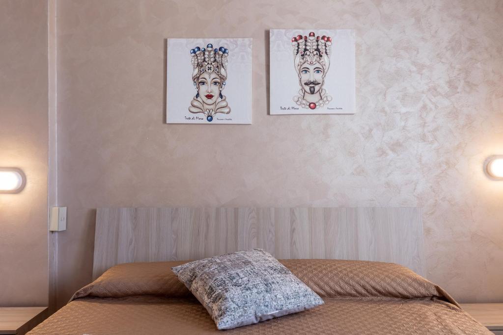 Posteľ alebo postele v izbe v ubytovaní Angy Apartment