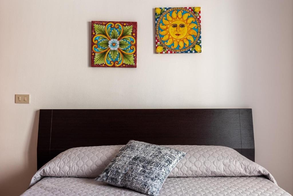 Posteľ alebo postele v izbe v ubytovaní Angy Apartment