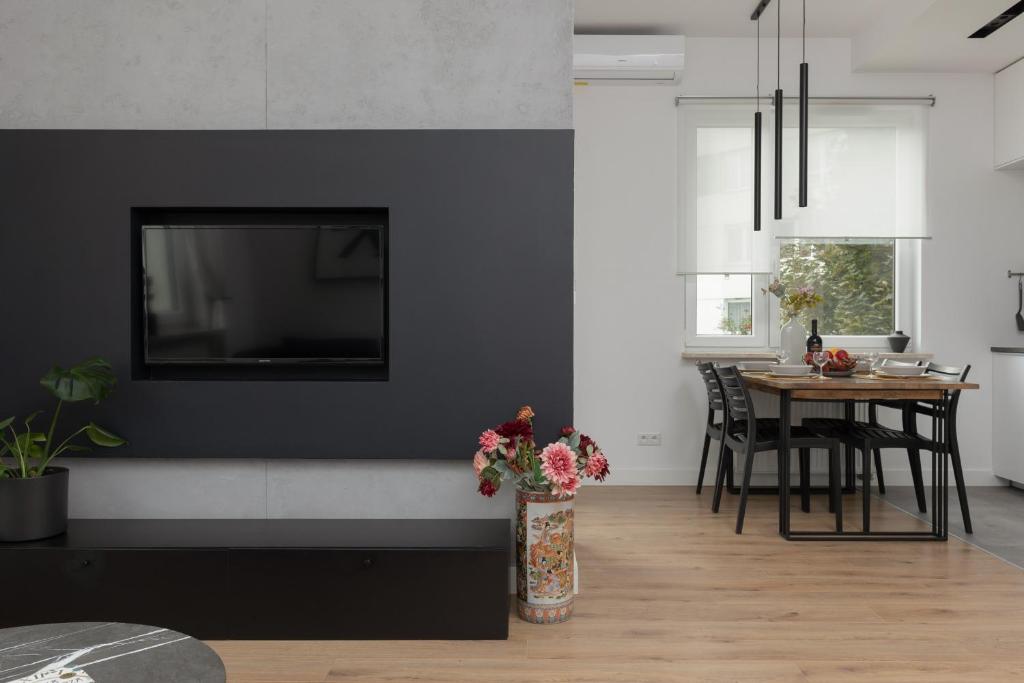 Posedenie v ubytovaní Warsaw Jurajska Unique Apartment by Noclegi Renters