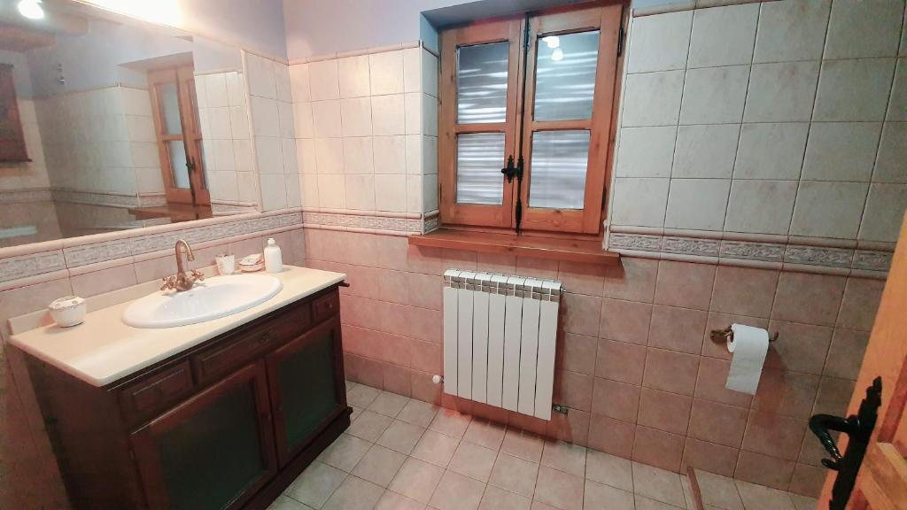 Koupelna v ubytování Casa Fraile aisa