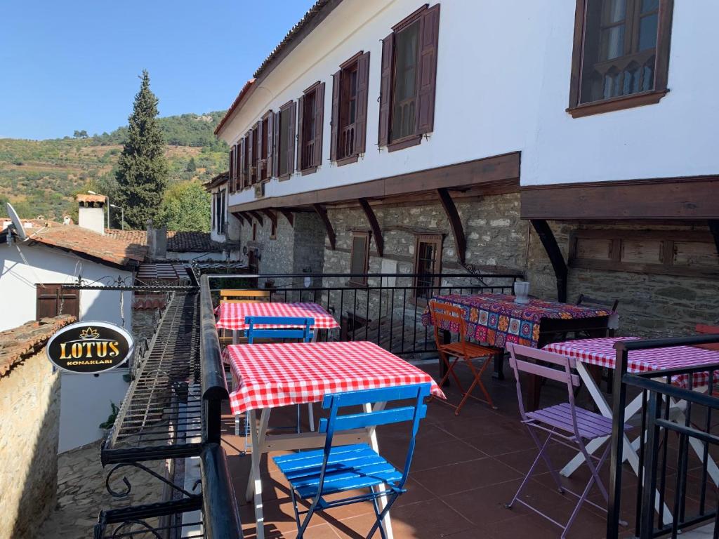 Restaurace v ubytování Şirince Lotus Konakları