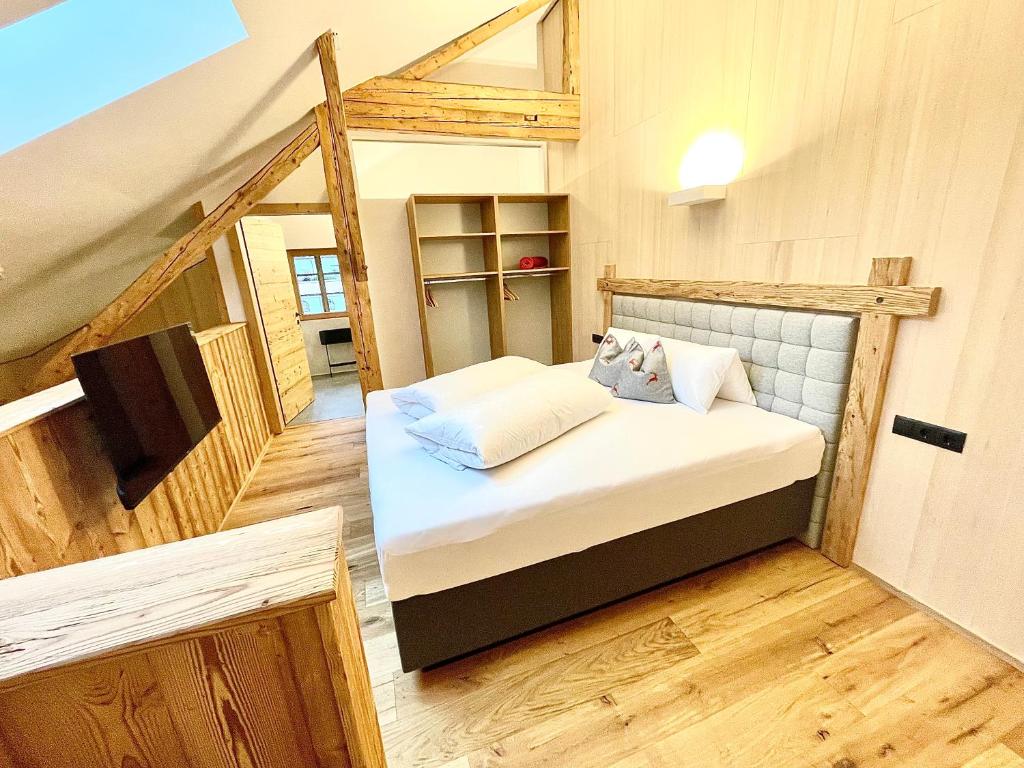 Postel nebo postele na pokoji v ubytování Appartements Zur Post