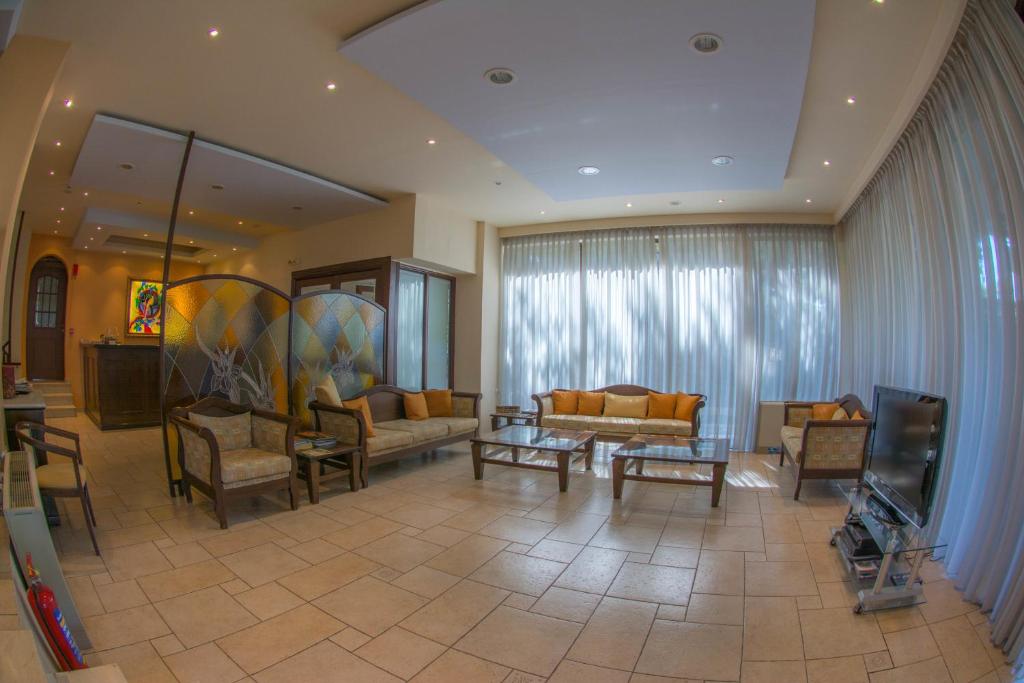 Posezení v ubytování Hotel Chris