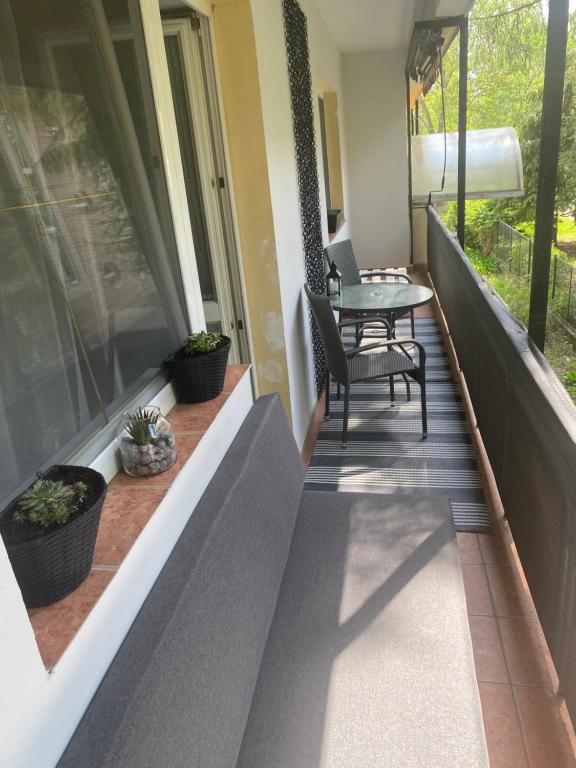 Balkón alebo terasa v ubytovaní Gabrielle2 apartman
