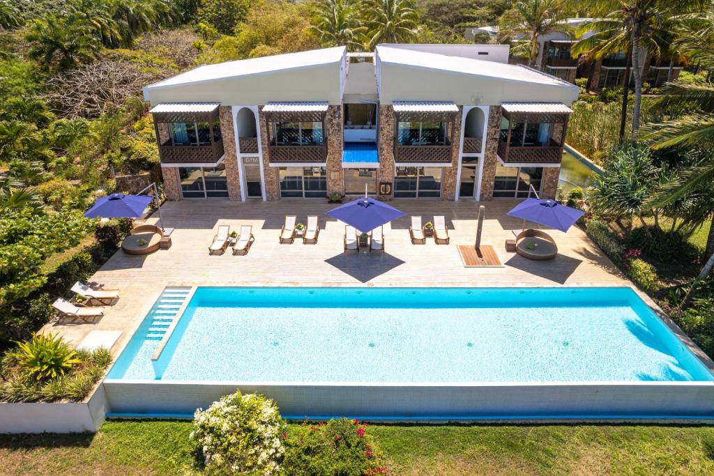 Bazén v ubytování Melia Zanzibar nebo v jeho okolí