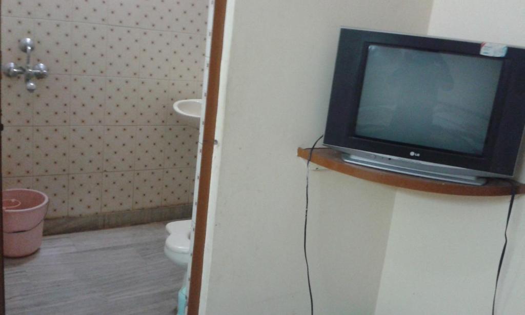 Koupelna v ubytování Hotel Sagar