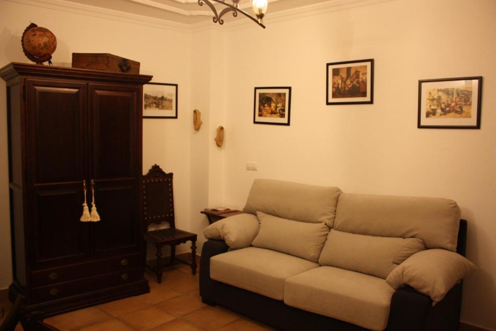 Posezení v ubytování La Posada Del Infante